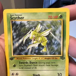 Scyther 1st Edition Non-Holo Jungle (1999) 26/64 WOTC NMT/LP Pokemon TCG - Image 4