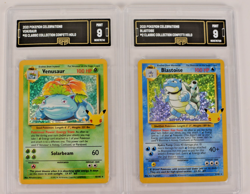 GMA 9 2021 Celebrations Blastoise #2 + Venusaur #15 Classic Collection Confetti - Image 1