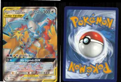 Moltres & Zapdos & Articuno GX 66/68 Ultra Rare Hidden Fates Pokemon Near Mint - Image 3