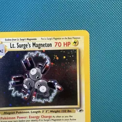 Pokemon Vintage Holo Rare Lt. Surge's Magneton Gym Heroes Wotc 2000 - Image 3