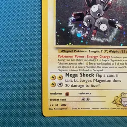Pokemon Vintage Holo Rare Lt. Surge's Magneton Gym Heroes Wotc 2000 - Image 5