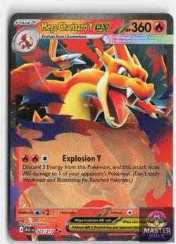 Mega Charizard Y ex 022/217 Double Rare Ascended Heroes Pokemon Near Mint - Image 1