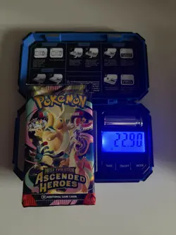 Pokemon Ascended Heroes EXTREMELY Heavy Booster Pack 22.90g | god packUU🔥🔥 | - Image 1