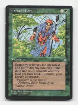 Nature's Lore Ice Age #143 Magic the Gathering Uncommon - Image 1