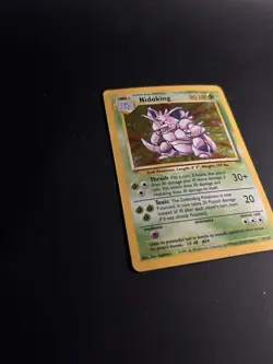 Pokemon 1999 WOTC Base Set Unlimited Holo Nidoking 11/102 - Image 2