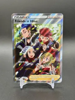 Pokemon TCG - Friends in Hisui (Full Art) Ultra Rare Holo Crown Zenith 148/159 - Image 1