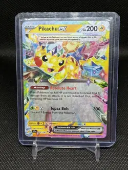 Pokemon TCG Surging Sparks Pikachu EX 057/191 - Image 1