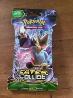 Pokemon TCG: 2016 XY Fates Collide Sleeved Booster Pack Alakazam New Sealed - Image 1