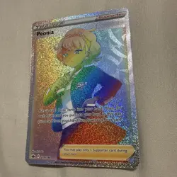 Peonia 219/198 Chilling Reign NM Full Art Secret Rainbow Rare Pokemon Card - Image 3