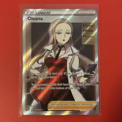 Oleana (Full Art) 191/192 Swsh02: Rebel Clash Holo Pokemon Card TCG - Image 1