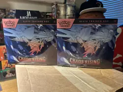 Pokemon Chaos Rising ETB Elite Trainer Box Factory Sealed - 2x - Image 1