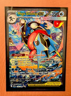 Mega Greninja EX 116/086 - Pokemon TCG Chaos Rising, NM Fresh Pull 🔥 - Image 1