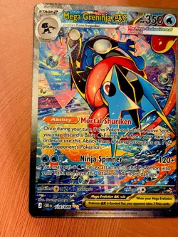 Mega Greninja EX 116/086 - Pokemon TCG Chaos Rising, NM Fresh Pull 🔥 - Image 5