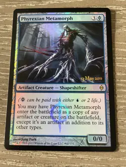 Phyrexian Metamorph Release Promo FOIL New Phyrexia MTG NM Magic: The Gathering - Image 1