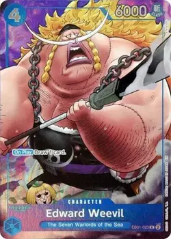 1x EB01-023 Edward Weevil (Seven Warlords of the Sea Binder) - One Piece Promo - Image 1