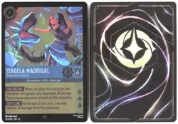 Disney Lorcana Isabela Madrigal Perfectly In Control 153/204 Foil Wilds Unknown - Image 3