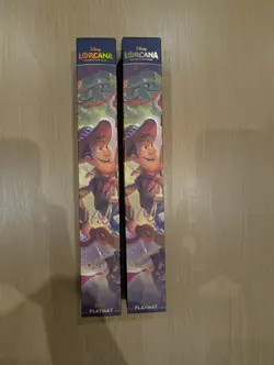 2 X Lorcana Wilds Unknown Foil Playmat. Woody And Buzz - Image 3