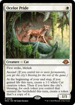 1x Ocelot Pride Modern Horizons 3 Regular MTG Card - Image 1
