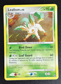 Leafeon LV.42 Pokemon Card (Holo) 2008 7/100 - MP - Image 1