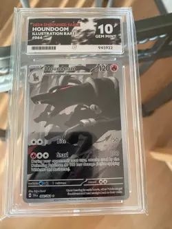 Pokemon TCG Shrouded Fable Houndoom Illustration Rare Card 066/064 ACE 10 - Image 1