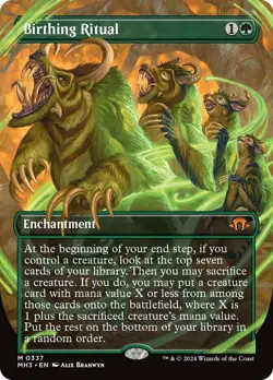 Birthing Ritual - Borderless - Modern Horizons 3 - Near Mint - Image 1