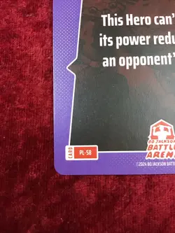 BO JACKSON BATTLE ARENA CARD ~ "INDESTRUCTIBLE ~ 1 COST ~ #PL58 - Image 5