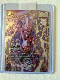 Dragon Ball Card Majin Buu Kid Championship Promo English unopened Bonus Rare - Image 1