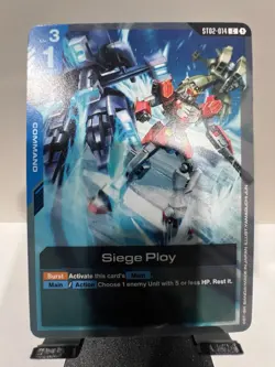 Siege Ploy - ST02-014 NM - Gundam TCG Card Game - Image 1