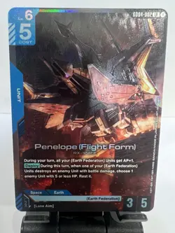 Gundam Card Game Phantom Aria Penelope (Flight Form) GD04-002 Legend Rare NM - Image 1