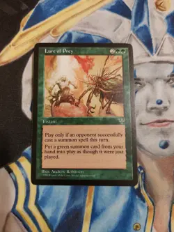 Lure of Prey MTG Mirage Rare Green Instant Near-Mint to Mint x1 - Image 1