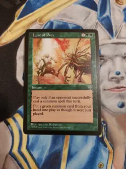 Lure of Prey MTG Mirage Rare Green Instant Near-Mint to Mint x1 - Image 2