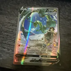 Pokemon TCG Rayquaza v Alt Art Evolving Skies Card #194/203 - Image 1
