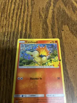 Pokemon Card Cyndaquil 10/25 McDonalds 25th Anniversary Holo NM - Image 2