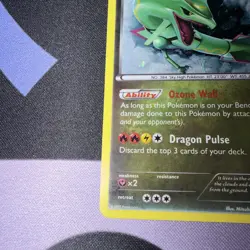 Pokemon Rayquaza Promo Holo XY64 XY 120 HP Dragon Pulse Ozone Wall - Image 3