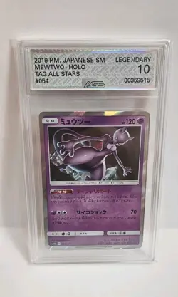 Pokemon TCG Mewtwo Holo 2019 054/173 SM12a Japanese AGS Legendary 10 - Image 1