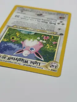 Pokemon TCG Light Wigglytuff Neo Destiny Regular Non-Holo 54/105 LP - Image 2