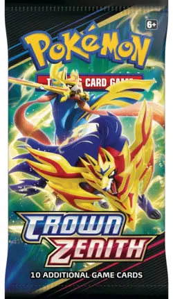 Pokemon TCG Sword & Shield Crown Zenith Booster Pack New Sealed - Image 1