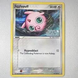 Pokemon TCG Jigglypuff 53/100 (STAMPED) Crystal Guardians Holo Common 2006 - Image 1