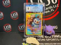 2019 POKEMON COSMIC ECLIPSE SECRET RARE- HOLO #239/236 PIPLUP CGC 9 - Image 1