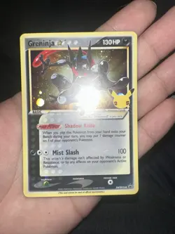 Pokemon TCG - Greninja Gold Star - SWSH144 - Celebrations 25th Anniversary Promo - Image 1