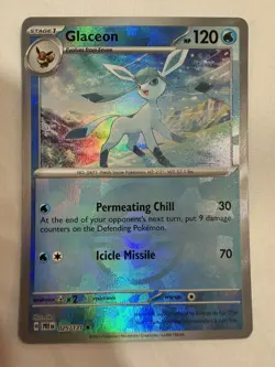 Glaceon 025/131 Prismatic Evolutions Pokemon TCG Poke Ball Holo - Image 1