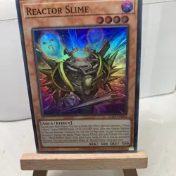Yugioh Reactor Slime EGS1-EN020 Egyptian God Deck 1st Edition Card - Image 1