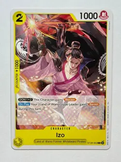 One Piece TCG Izo ST28-002 Normal C Starter Deck 28: GREEN/YELLOW Yamato - Image 1