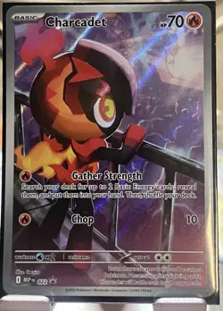 Charcadet 22 black star holo promo phantasmal pokemon card - Image 1
