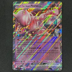 Team Rocket's Mewtwo ex SVP 216 Black Star Promo 2025 Holo Pokemon Card TCG - Image 1
