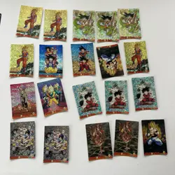Scarce Collection Of Dragon Ball Laser Card Holographic Cards - Image 1