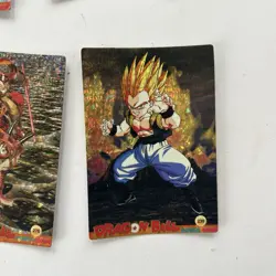 Scarce Collection Of Dragon Ball Laser Card Holographic Cards - Image 4