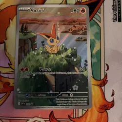 Pokemon TCG Victini Black Star Promo Card 208 Near Mint Condition - Image 1