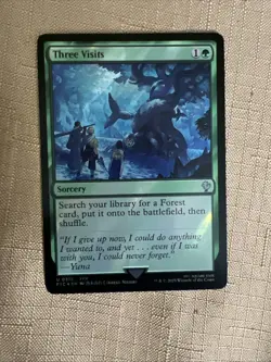 Three Visits (Surge Foil) Commander: Final Fantasy Foil - Image 1