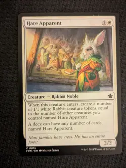 [MTG] Hare Apparent: Foundations [NM] - Image 1